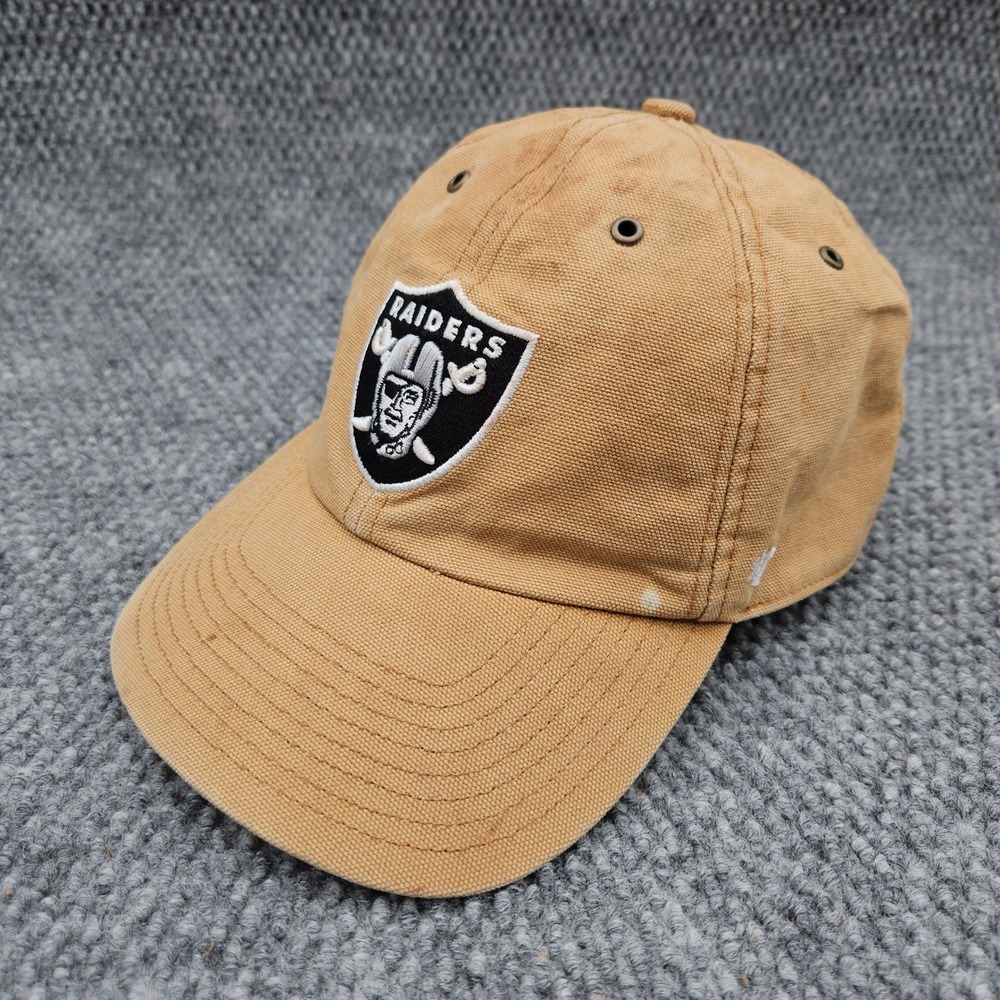 Carhartt Las Vegas Raiders '47 Brand Brown Duck Canvas Strapback Hat Ball Cap